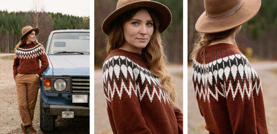 Ronja Hakalehto; Kiertoteitä - 17 neuletta matkan varrelta.