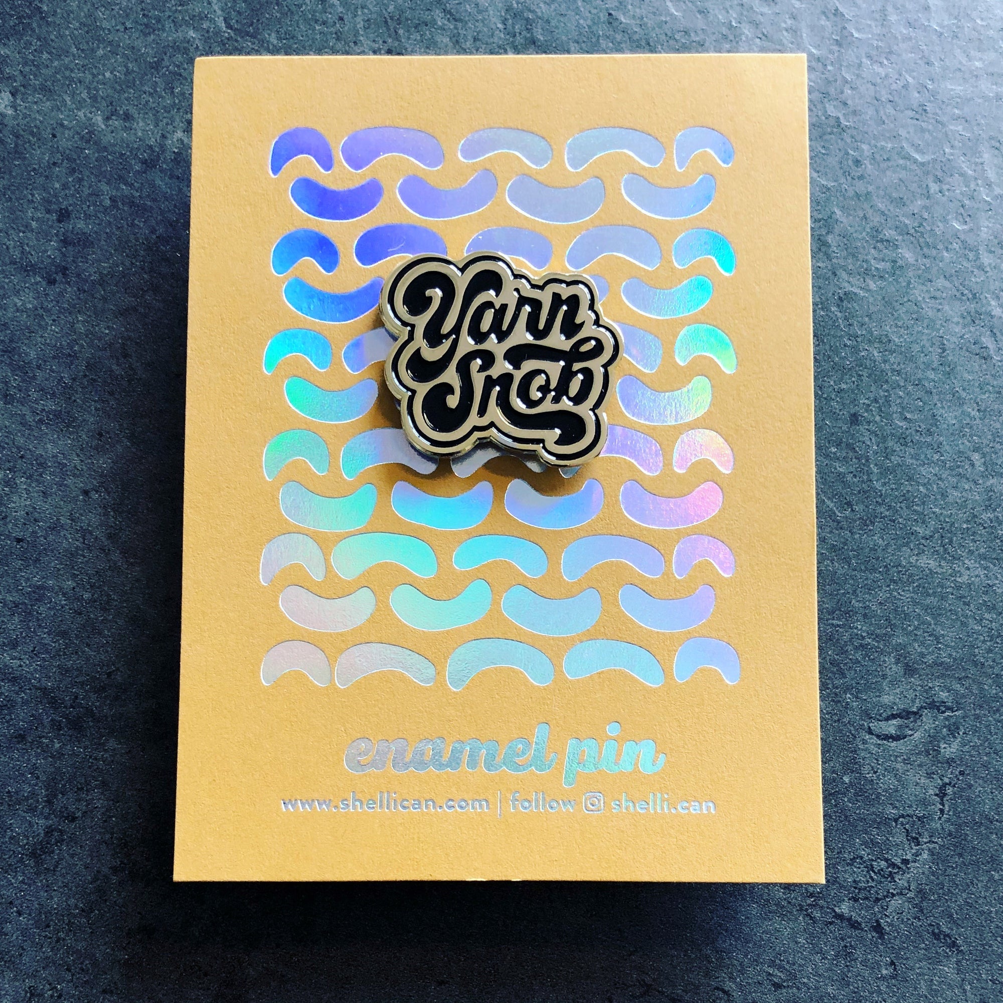 Shelli Can - Yarn Snob - Pin